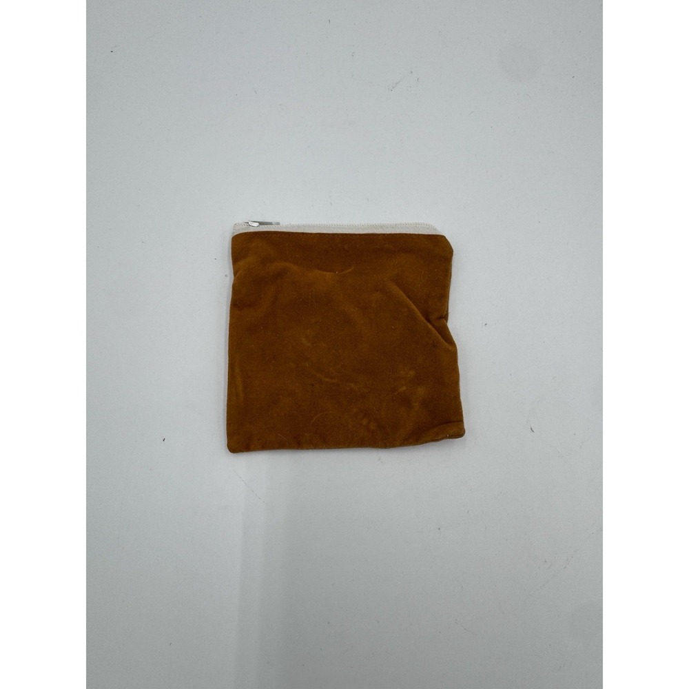 Vintage‎ Tan/Mustard Colored Zippered Coin Purse